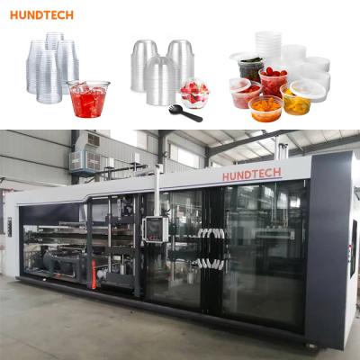 China 3KW Diaphragm Servo Food Container Making Machine Plastic Thermoforming for sale