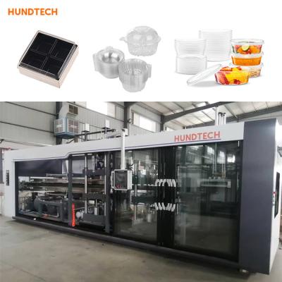 China 2.4m Food Packing Container Making Machine Multiservo Temperature Control for sale