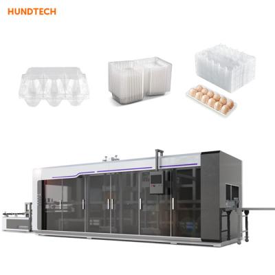 China 25Cycles/min Fruit Plastic Box Making Machine Bio Degradation Thermoforming 120KW for sale