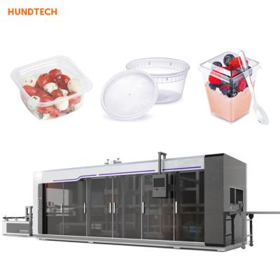 China Pp Ps Hips Pet Pe Food Packing Container Making Machine For Beverage Shops for sale