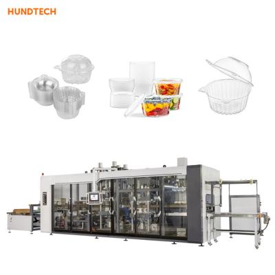 China Automatic 120KW Food Packing Container Making Machine 4.5KW Servo Stretch for sale