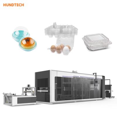 China HIPS PS Food Tray Thermoforming Machine Weddings Boxes 120mm Depth for sale