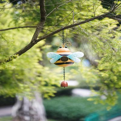 China Outdoor Hanging Metal Animal Garden Ornaments Handmade DIY Insects Wind Chime for sale