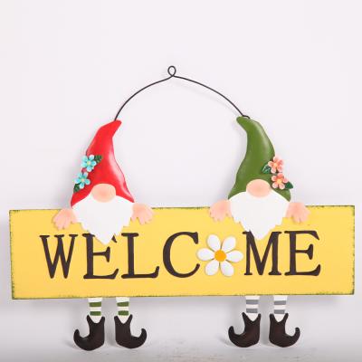 Chine Modern Style Wall Hanging Ornaments Santa'S Welcome à vendre