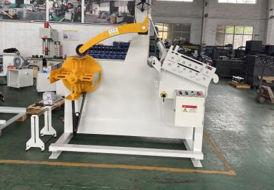 China Go-400 2 In 1 Coil Open And Plate Flattening Machine Matched With Press Machine for sale