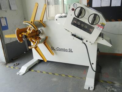 China Stainless Steel Coil Feeding Line Coil Combines Material Uncoiler With Leveler for sale