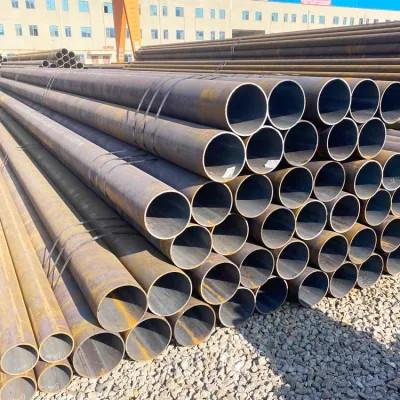 China ASTM A53 Seamless Black Pipe ERW Round Mild Carbon Steel Tube for sale