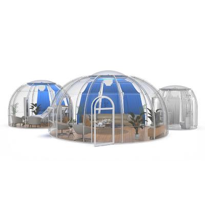 China Snow Resistant Glamping Bubble Tent Diameter 6m Transparent Bubble Tent for sale