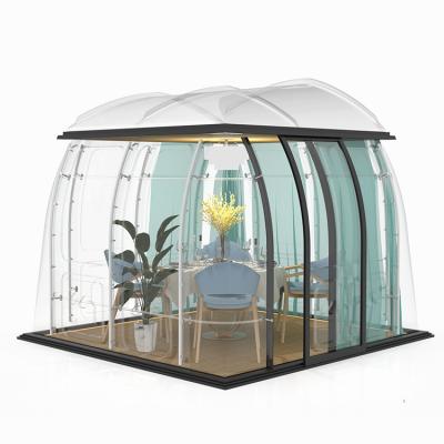 China Tienda clara al aire libre de lujo del iglú tienda condicionada aire de la burbuja de 360 grados en venta