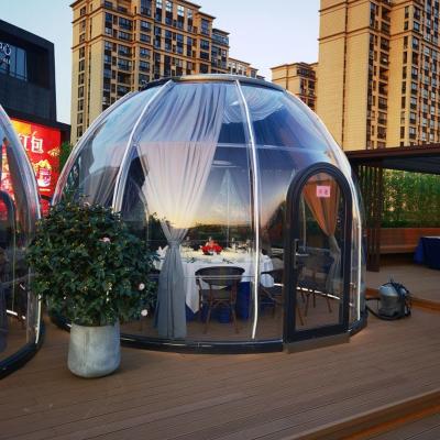 China Outdoor Geodesic Tent Manufacturers Price Glamping Luxury Prefab Homes en venta