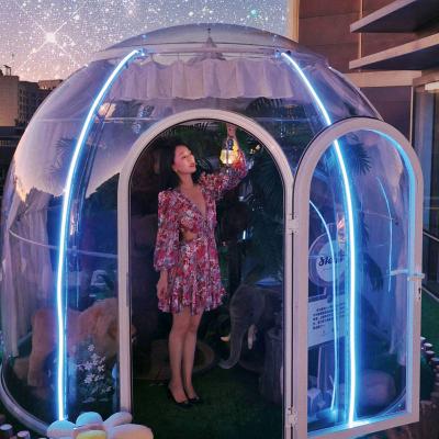 China PC Clear Dome House 6m Geodesic Dome House  With Aluminium Material for sale
