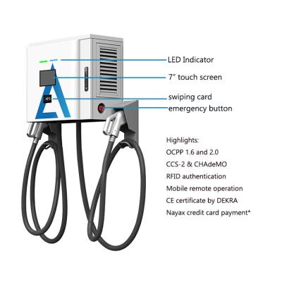 China CE Approved Commercial DC EV Charging Station 30KW 60KW With IEC 61851-23 for sale