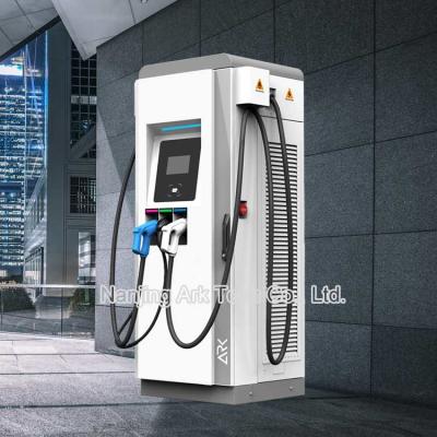 China 60KW EV Fast Charging Stations with CCS, CHAdeMO charging connectors for sale