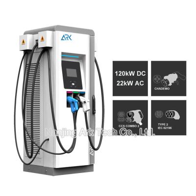 China Outdoor IP54 IEC 61851 EV Fast Charging Stations Fan Cooling for sale