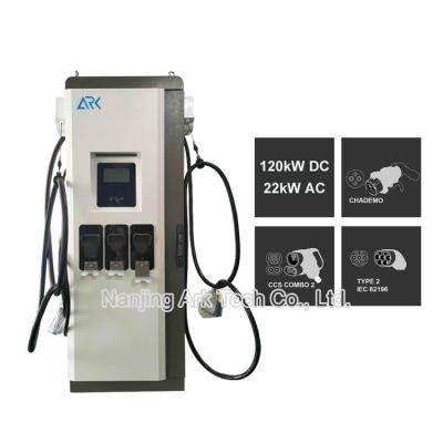 China Type 2 CCS CHAdeMO 32A Electric Fast Charging Stations for sale