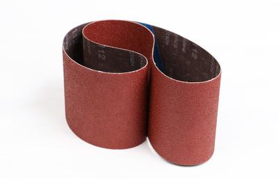China 4 x 21 Aluminum Oxide Sanding Belts Close Coated Use On Wood Sanding for sale