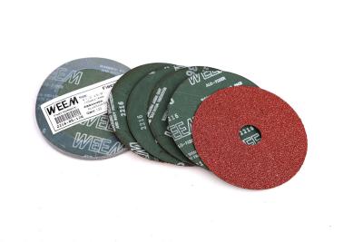China 4.5Inch/115mm Resin Fiber Grinder Sanding Discs With Aluminum Oxide Grain for sale