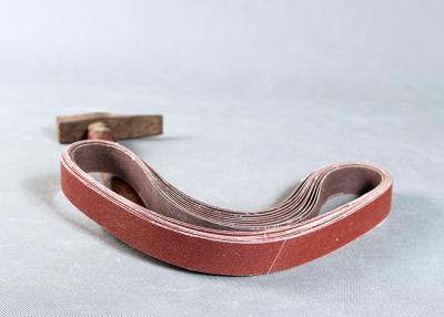 China 1 X 30 Sanding Belt Aluminum Oxide Cloth Sanding Belts X Weight Poly Cotton Backing for sale
