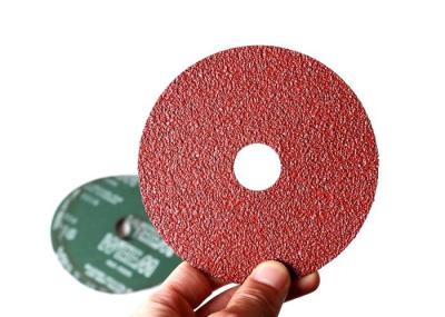 China 100mm Aluminum Oxide Resin Fiber Sanding Discs For Angle Grinder Start from Grit 24 for sale