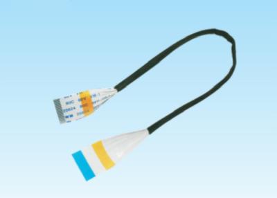 China 10 Pin 160mm Flat Flex Ribbon Cable 0.5mm 1.0mm Normal Pitch With Black Acetic Acid Cloth for sale