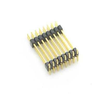 China 2*8P 1.27mm pitch   Dual Row  Double plastic SMT   PA9T Black Pcb Pin Connector for sale