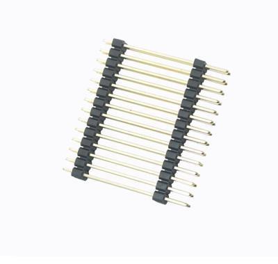 China DIP Type  Dual Plastic Double Row  2.54mm Pin Headers Socket   L=38mm 2*14 PIN for sale