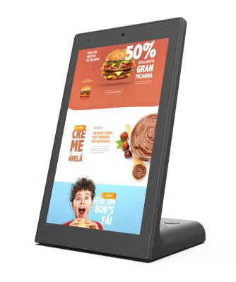 China L forma Tablet PC terminal de la exhibición de la posición del reconocimiento de cara del Usb que ordena Wifi con NFC en venta