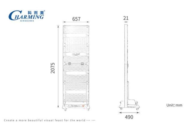 LED display installation and setup process