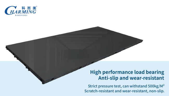 High Load-Bearing Waterproof Tempered Glass & Anti-Slip Surface LED Video ï¬oor tiles GOB IP65 4