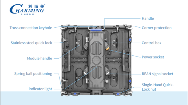 CM Series Indoor Screen front view