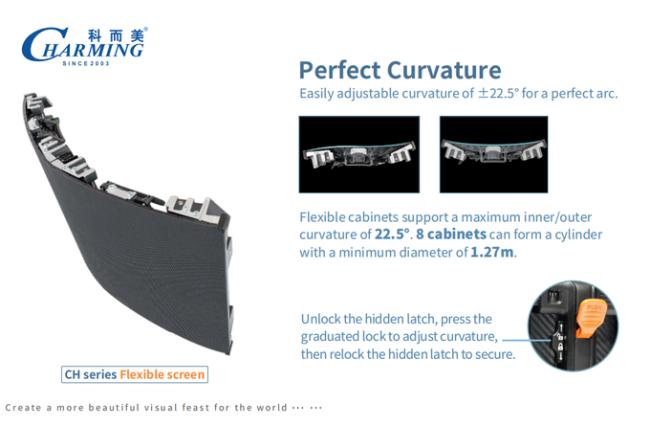 P3.91 Flexible/Curved/Right angle Outdoor LED Screen for Rental Events Factory Price 2