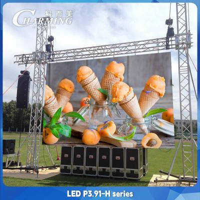 China 3840hz Full Color Led Video Wall HD P3.91 Large Outdoor LED Display Screens for sale