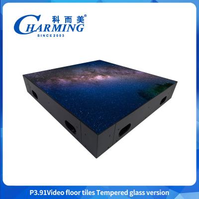 中国 P3.91 高解像度 パンタラ 柔軟性 パラ 宣伝 巨大ステージスクリーン LED ダンスフロア 販売のため