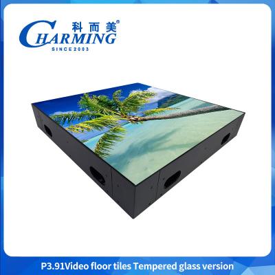 China Indoor Full Color Led Dj Stage Dance Floor 3.91mm IP65 Surface Waterproof for sale