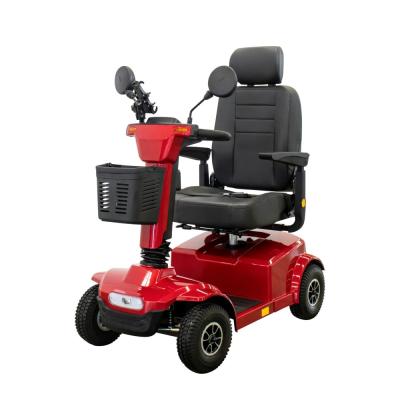 China Newly 450W Four Wheel Outdoor Electric Scooter Shopping Scooter with Mdr Approval Red for sale