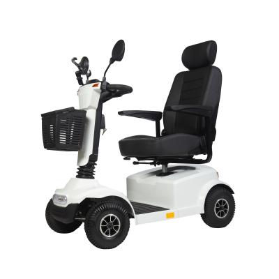 China 450W Motor Standard Size Off-Road 4 Wheel Electric Mobility Scooter For Adults Without Battery White for sale