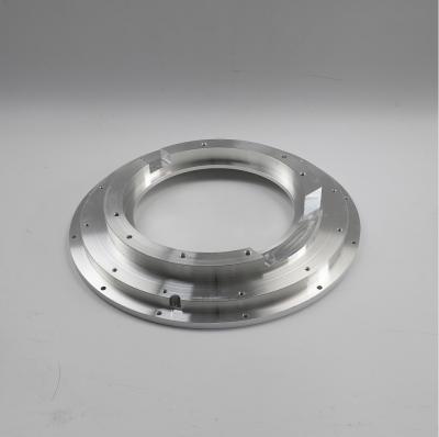 China Silver CNC Milling Parts Electroplating Sandblasting Aluminium Milling Service for sale