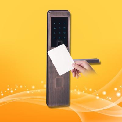 中国 Bluetoothの指紋のカード読取り装置のアクセスのドア ロックの制御システムの保証記入項目 販売のため