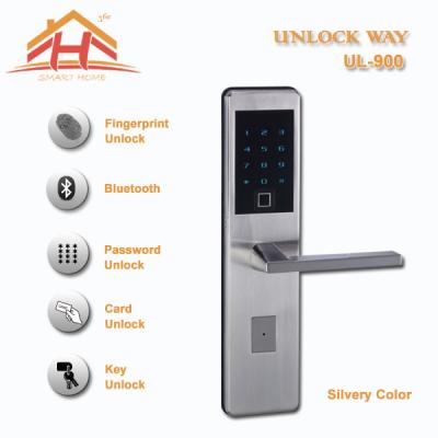 China Theft Proof Face And Fingerprint Lock Tempered Glass Touch Screen With Hidden Keyhole for sale