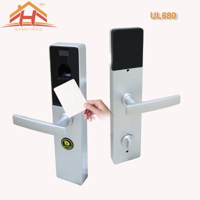 China Password RFID Card Door Lock With 500 DPI Fingerprint Pixel FCC Approved for sale