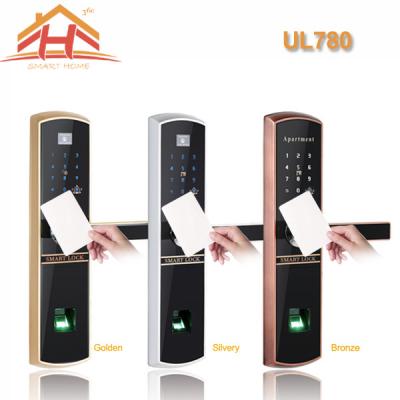 China High Efficiency Smart Card Door Lock with Fingerprint Recognition for sale