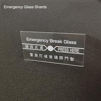 China Replacement Emergency Break Glass/Alarm Shards EBG998 for sale
