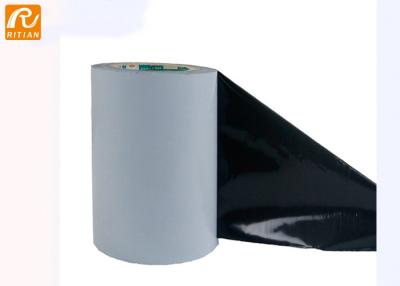 China Black White Protective Film , Clear Plastic Protective Film 30 ~ 1240mm Width for sale