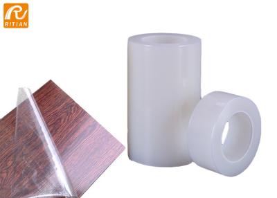 China 0.03mm - 0.1mm PE Protective Film , Clear Protective Film For Wood Surfaces for sale