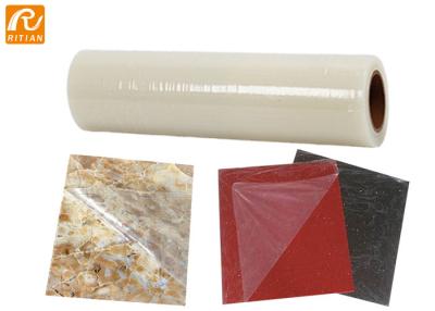 China El granito/la película auta-adhesivo de cerámica/del mármol ningún residuo salió del material del PE en venta