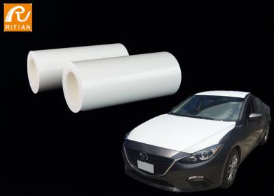 中国 乳白色の白い色の車体の保護フィルムのPEの物質的で取り外し可能な耐熱性 販売のため