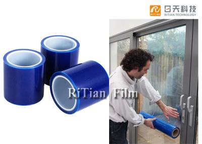 China Lightweight Window Glass Protection Film Anti Scratch No Adhesive Residue Left for sale