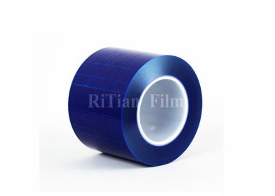 China Viscosidad baja transparente azul de la película protectora del polietileno para la cámara digital/el vidrio en venta