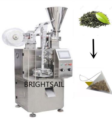 Chine Sacs de la machine à emballer de sac à thé de pyramide de fibre de maïs 40 par minute à vendre