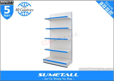 China 50mm Pitch Supermarket Display Racks Single Sided L1000mm For Shop Decoration for sale